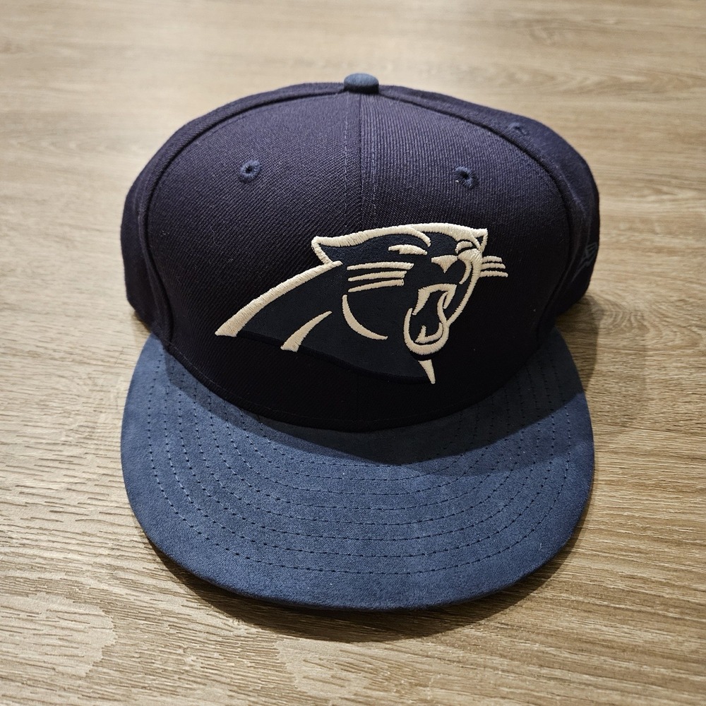 New Era Carolina Panthers 9FIFTY Snapback Hat Navy Blue OSFM NFL Cap New
